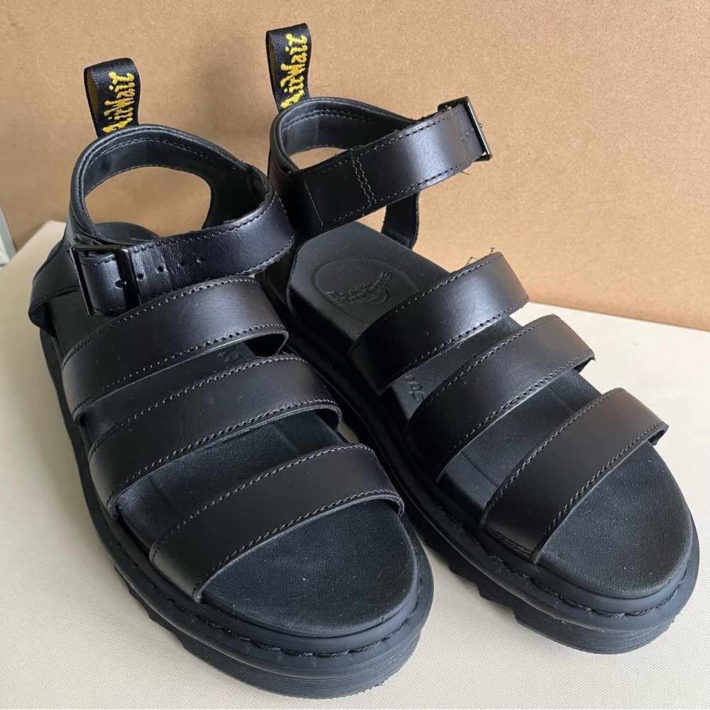 Dr. Martens Blaire Brando Leather Strap Sandals